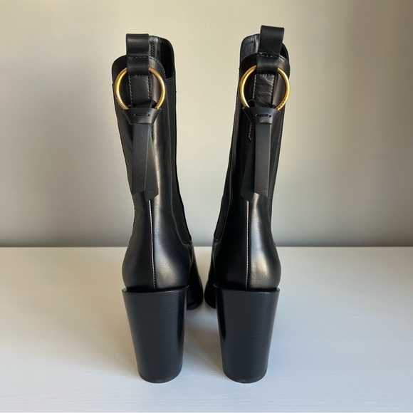 NIB FRAME Le Manhattan Chelsea boots in black size 38 - Picture 3 of 10